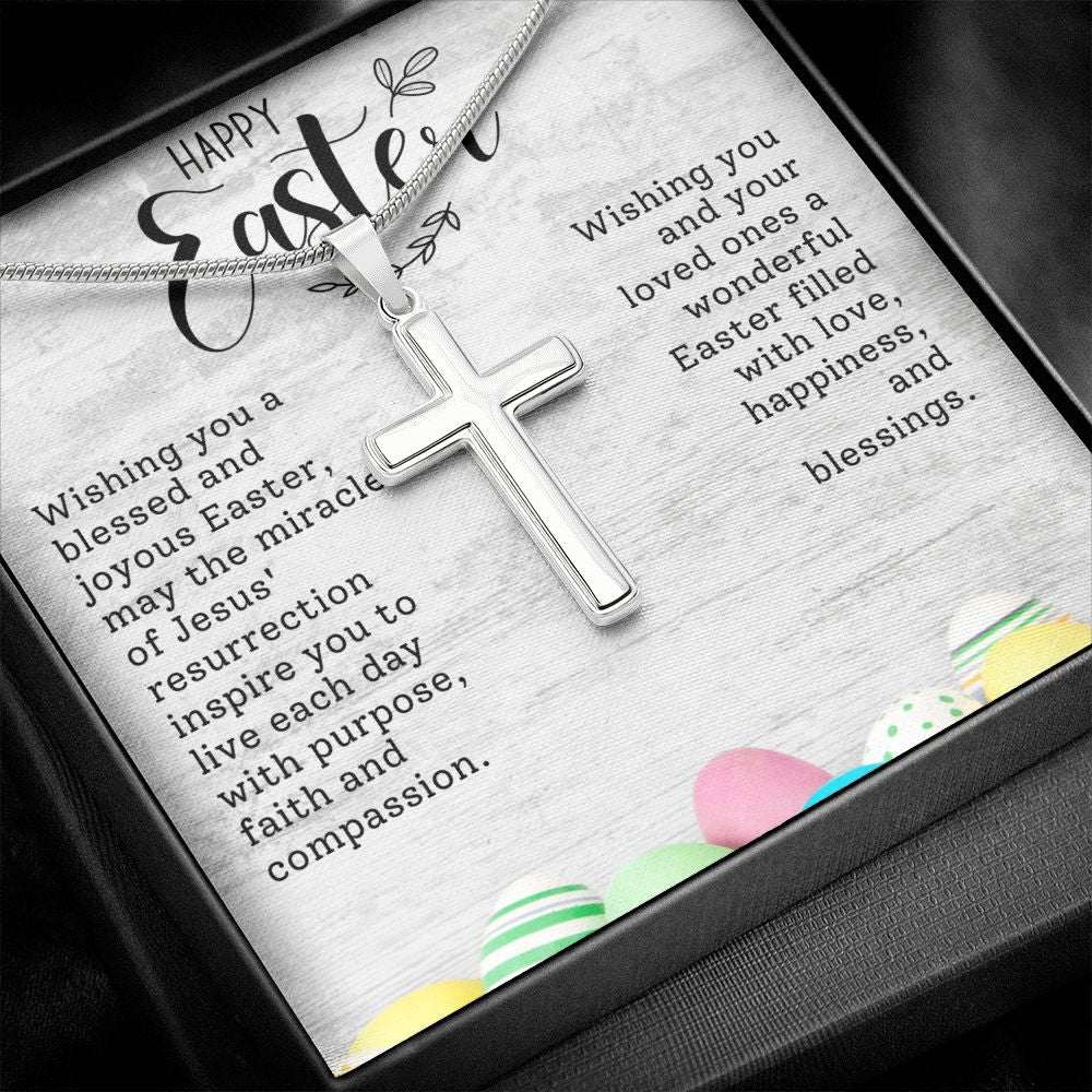 Easter Gift - Cross Necklace - Faith & Compassion