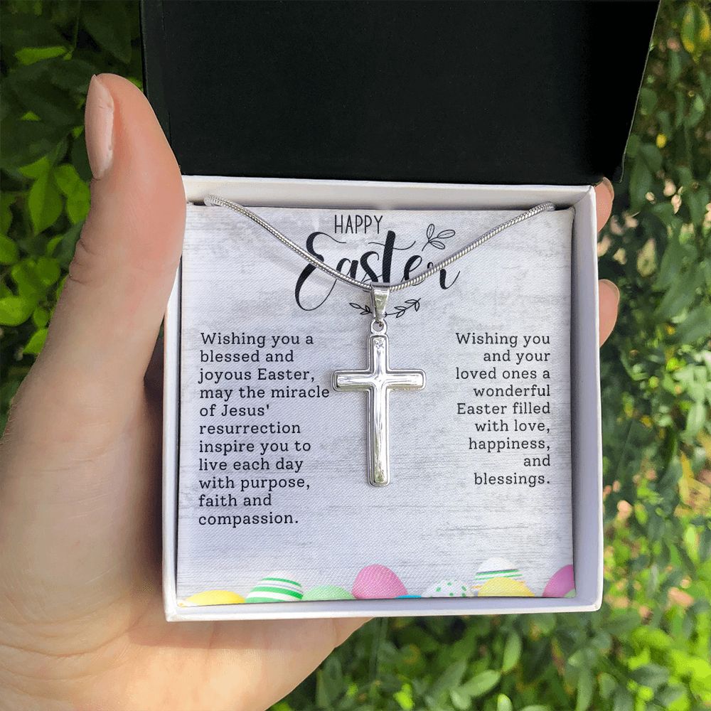 Easter Gift - Cross Necklace - Faith & Compassion