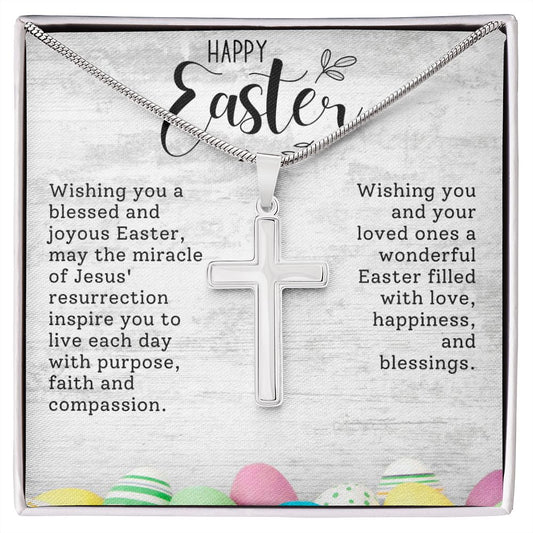 Easter Gift - Cross Necklace - Faith & Compassion