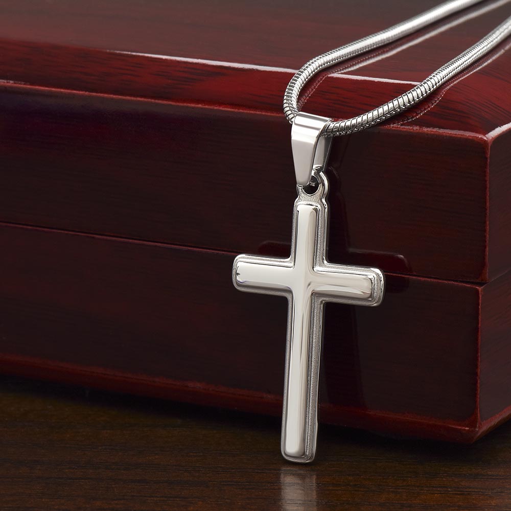 Easter Gift - Cross Necklace - Love, Strength & Faith