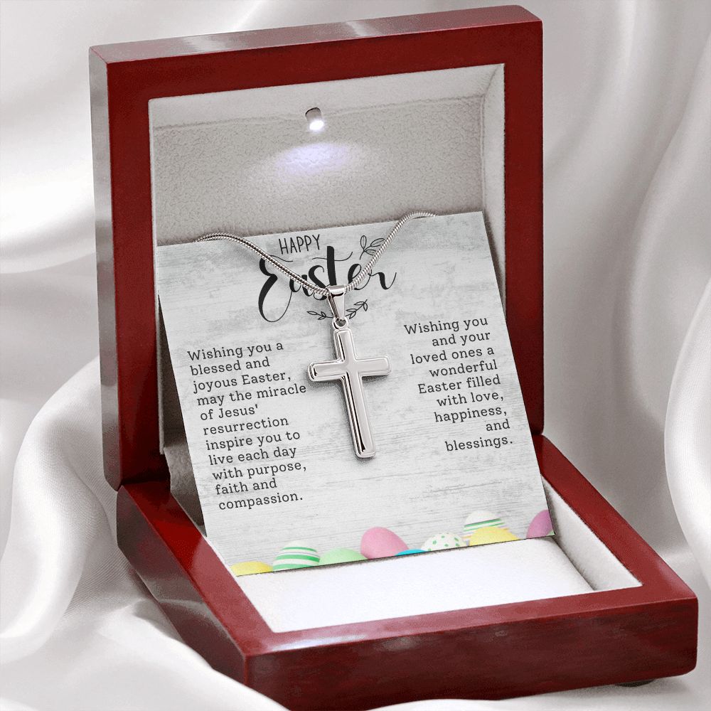 Easter Gift - Cross Necklace - Faith & Compassion