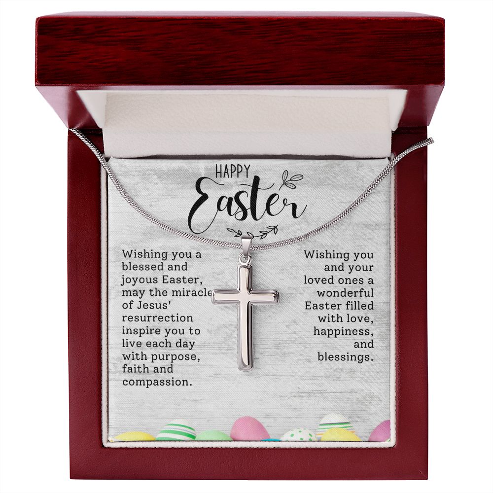 Easter Gift - Cross Necklace - Faith & Compassion