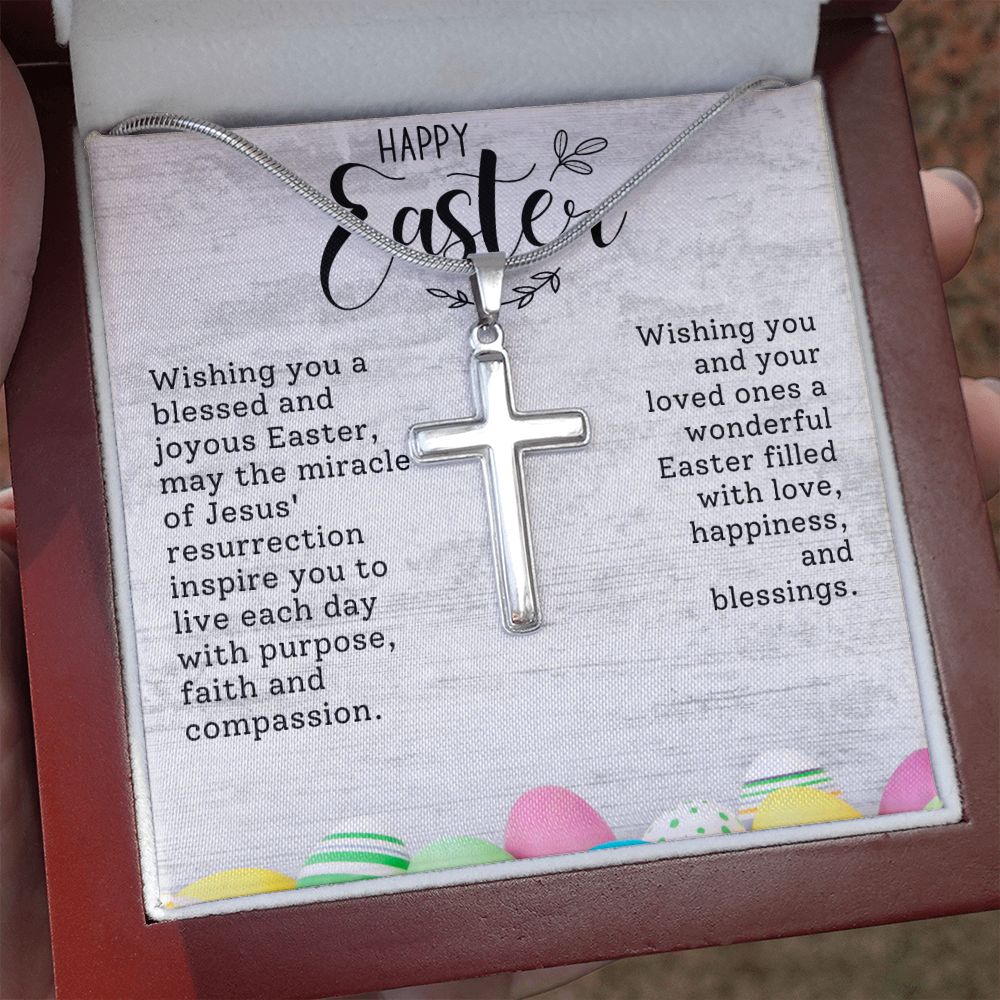 Easter Gift - Cross Necklace - Faith & Compassion