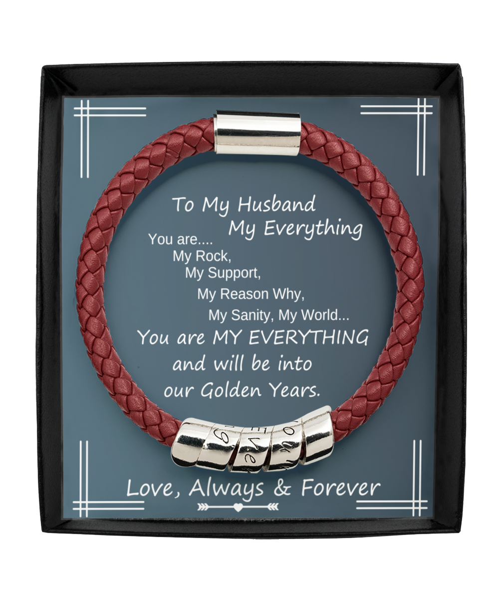 My Husband My Everything Men's Bracelet