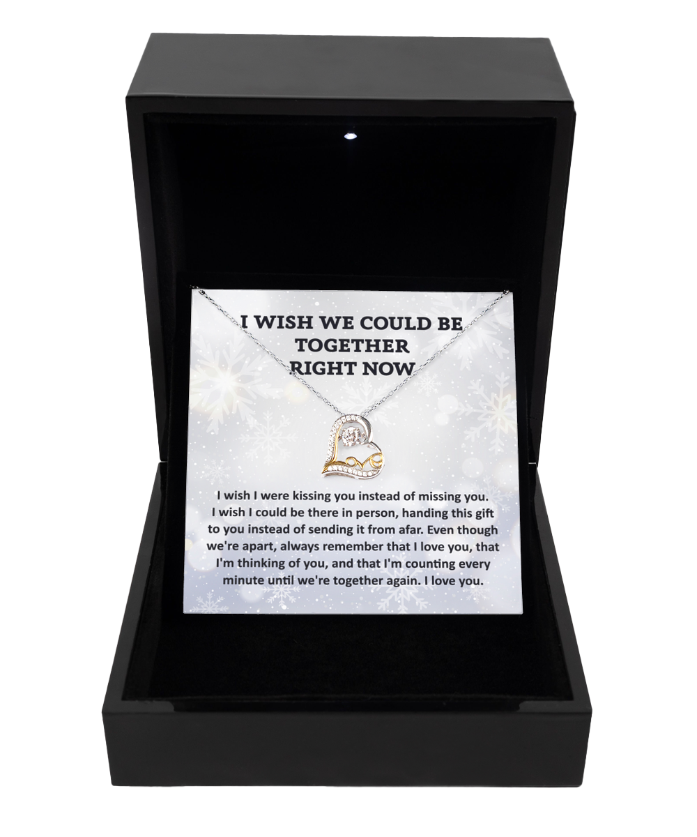 Soulmate Necklace Gift - Missing You