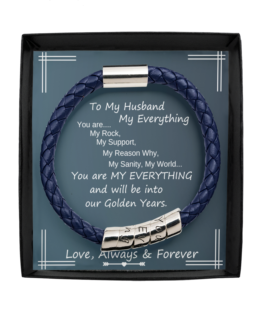 My Husband My Everything Men's Bracelet