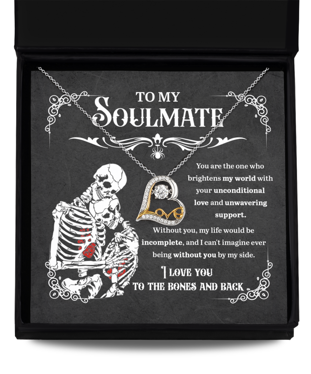 Soulmate Halloween Gift - Necklace - Unwavering Support