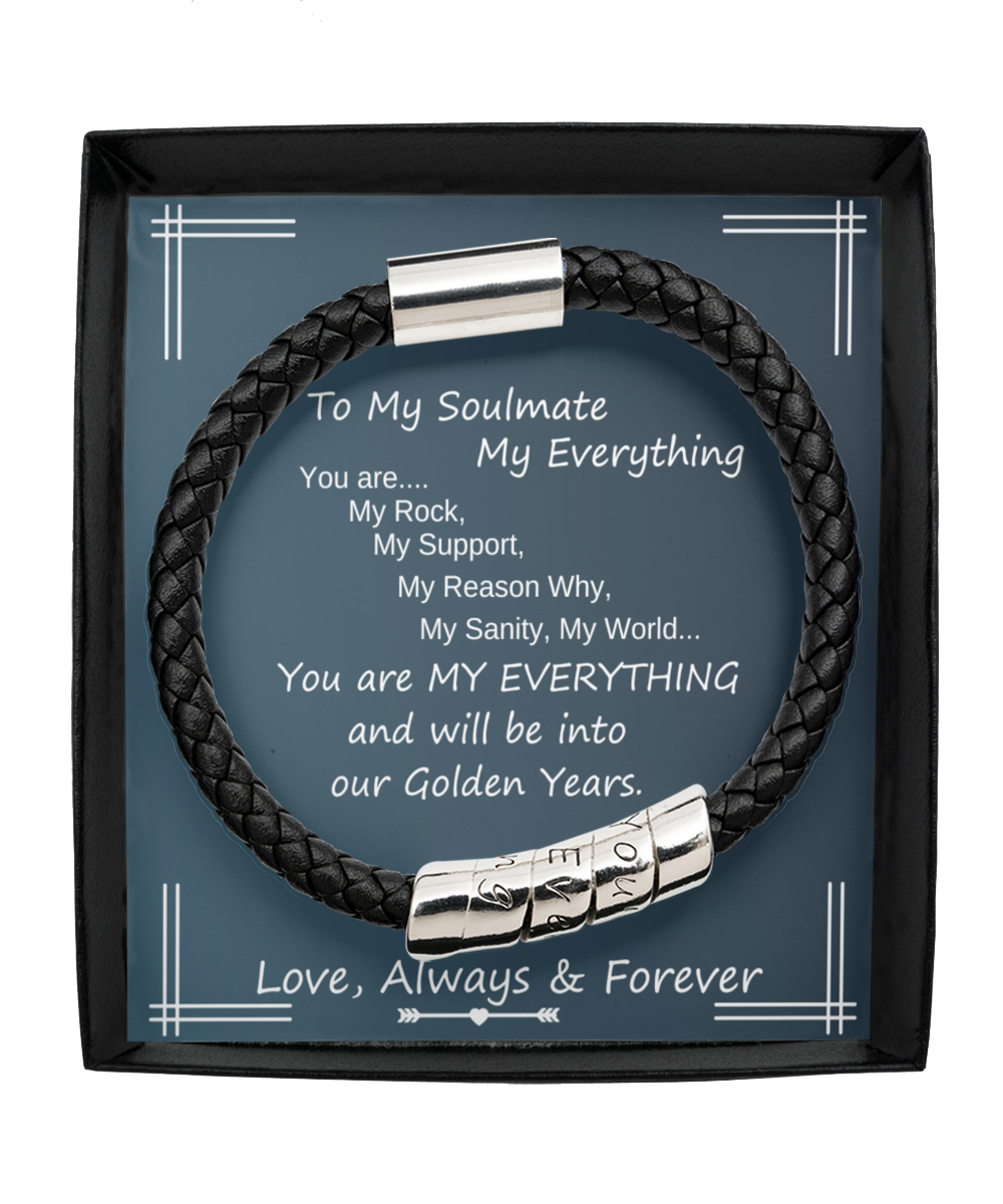 soulmate-my everything bracelet for him