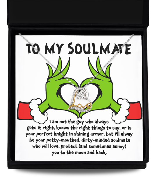 Soulmate Gift - Heart Necklace - Perfect Knight