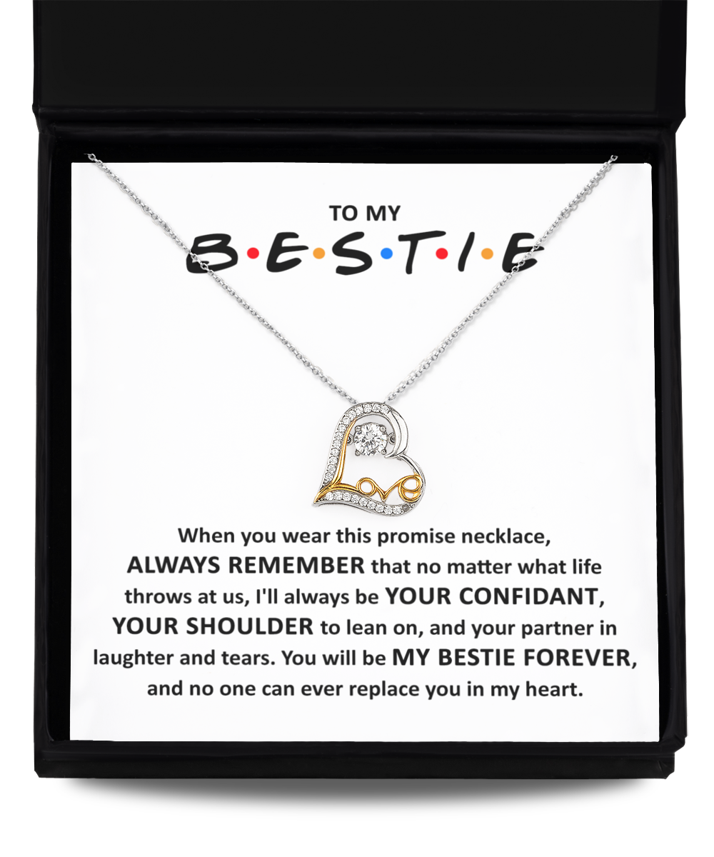 To My Bestie Gift - Promise Necklace