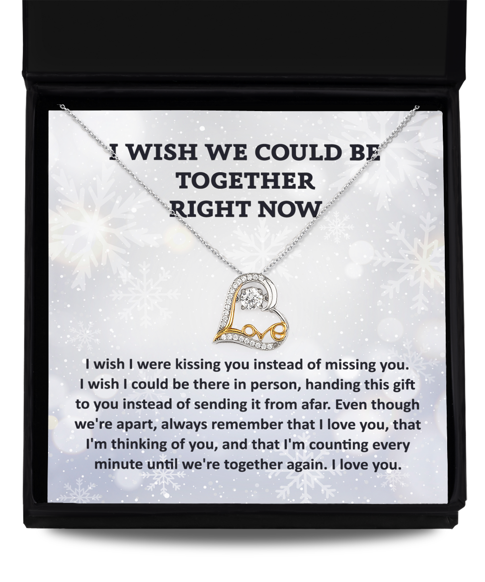 Soulmate Necklace Gift - Missing You