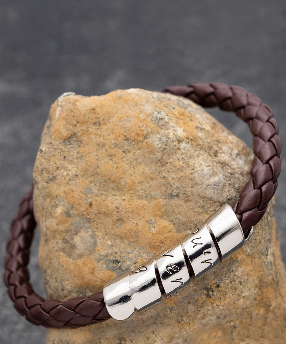 To My Future Husband Leather Bracelet