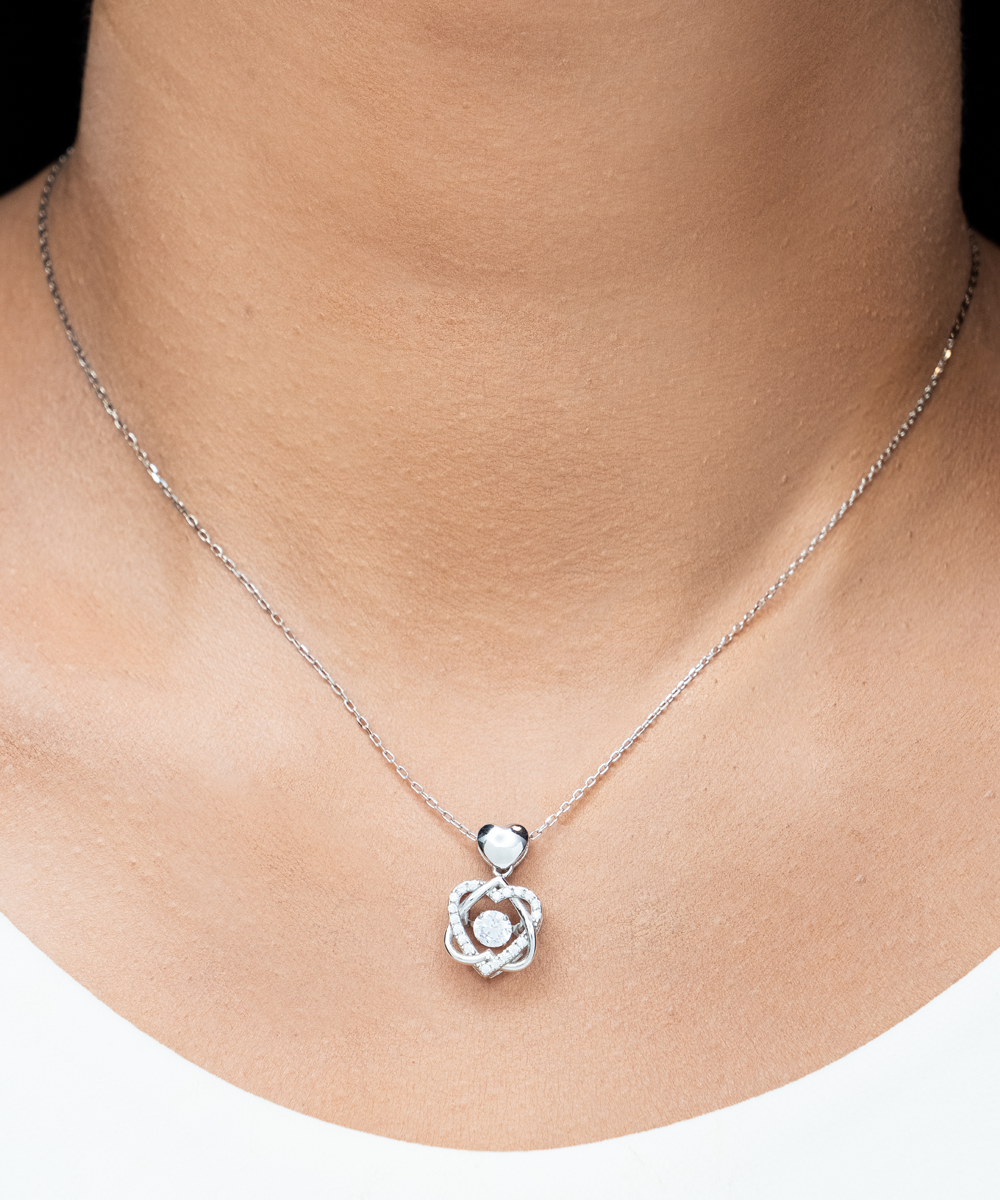 Single Mom Gift - Necklace - You Mean The World To Me