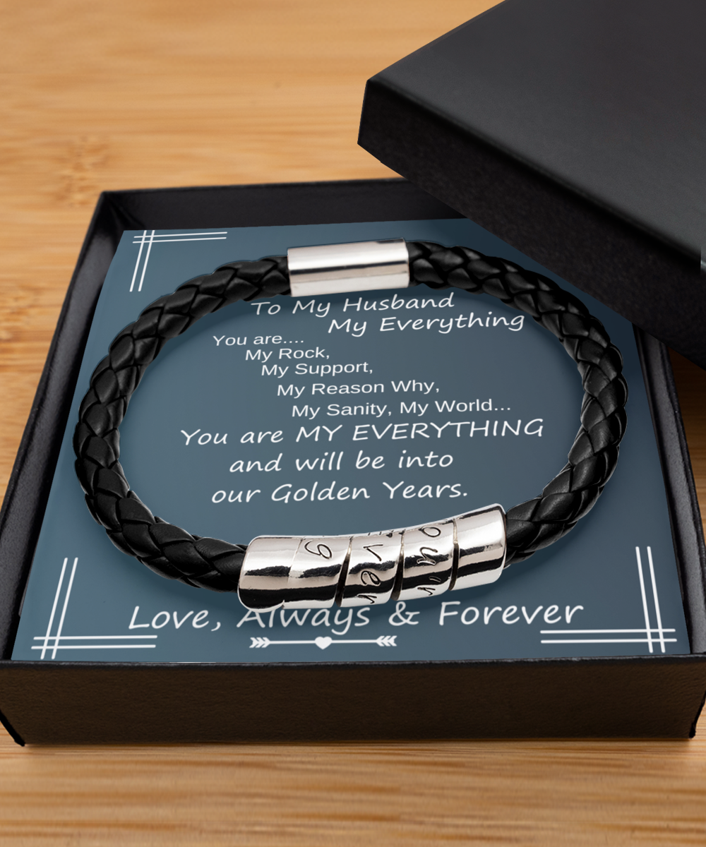 My Husband My Everything Men's Bracelet