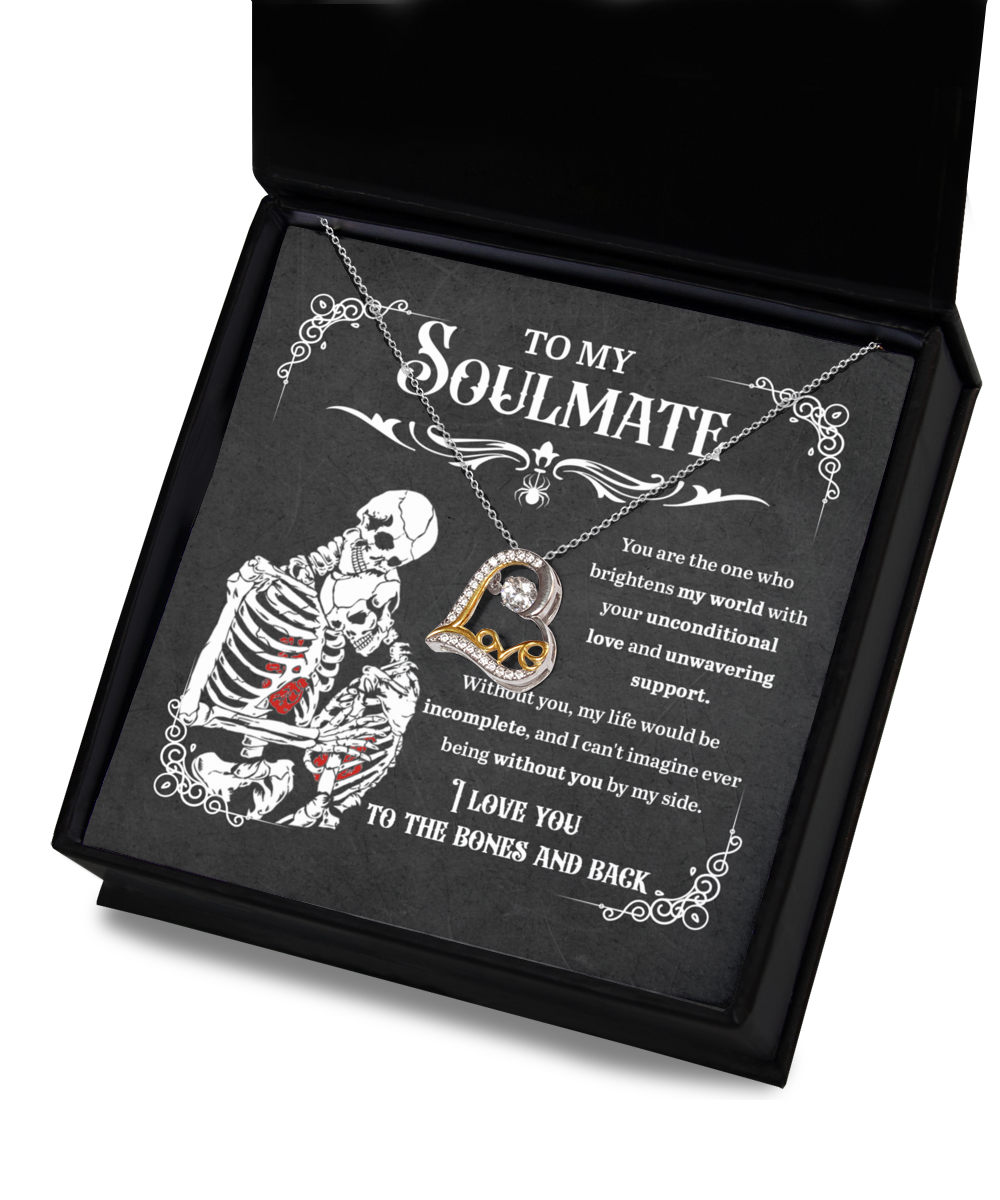 Soulmate Halloween Gift - Necklace - Unwavering Support