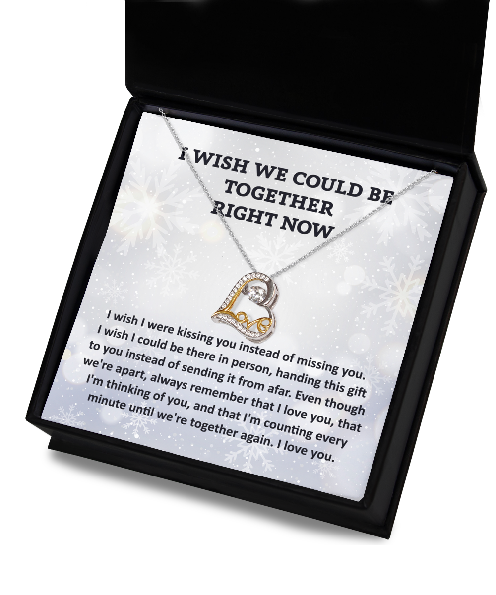 Soulmate Necklace Gift - Missing You