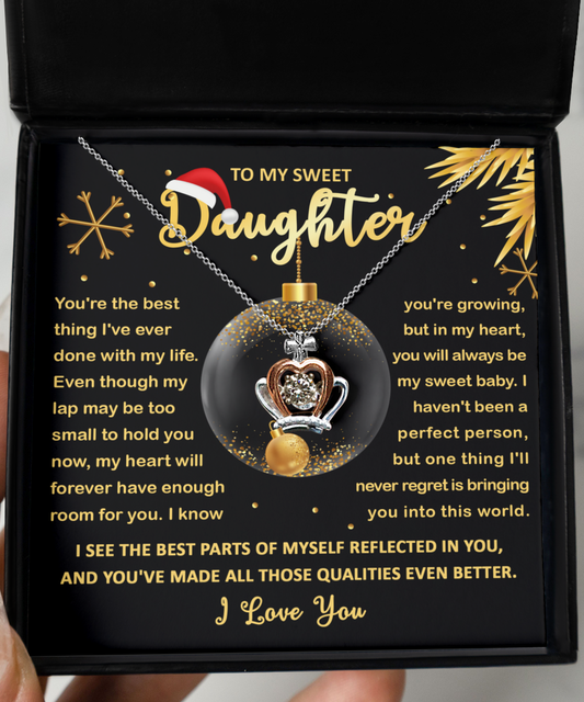 Daughter Christmas Necklace Gift - Room For You