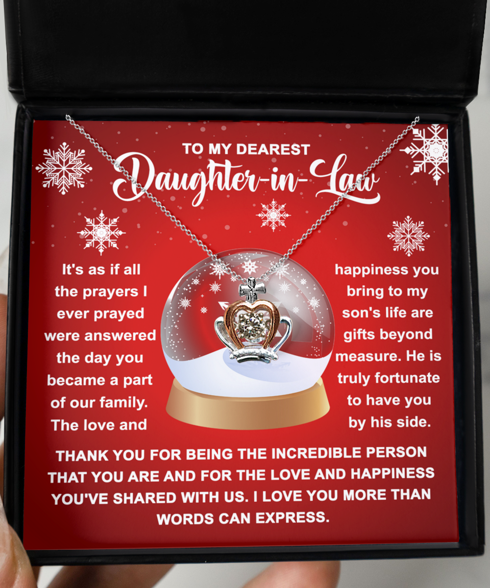 Daughter In Law Christmas Gift - Necklace - Incredible Person