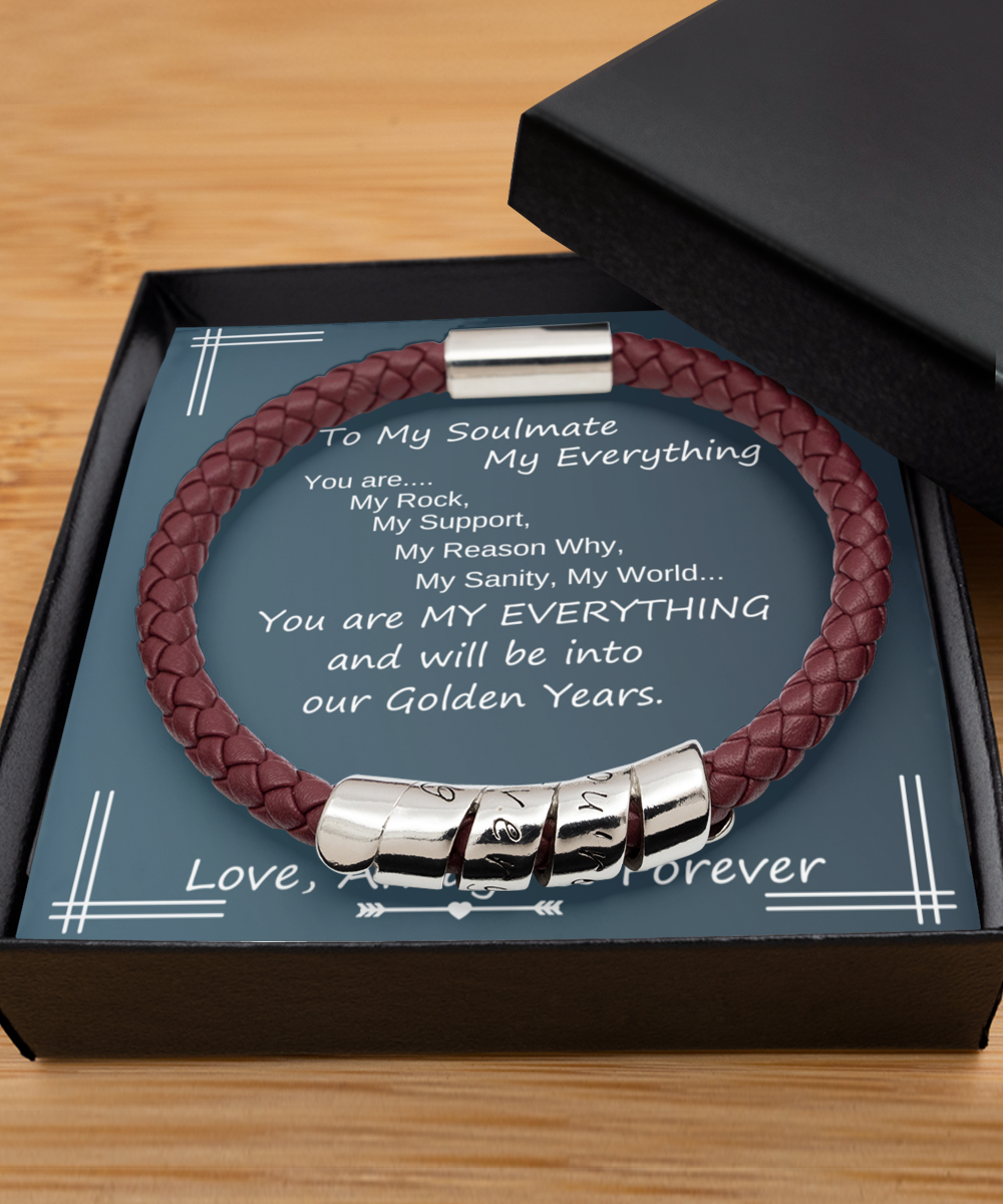 soulmate-my everything bracelet for him