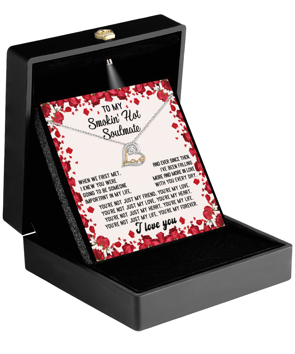 Soulmate Gift - Love Heart Necklace - My Forever