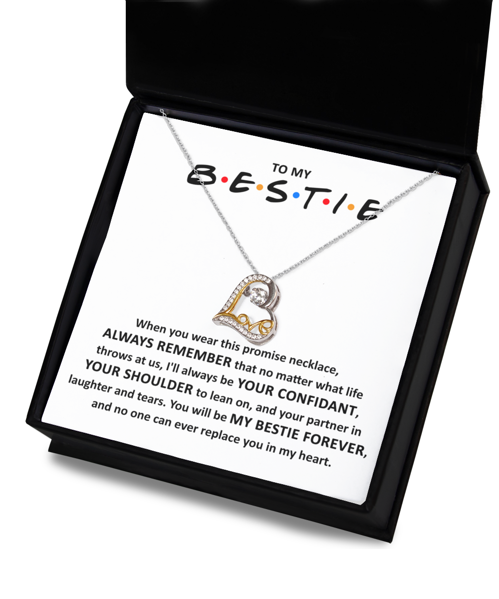 To My Bestie Gift - Promise Necklace