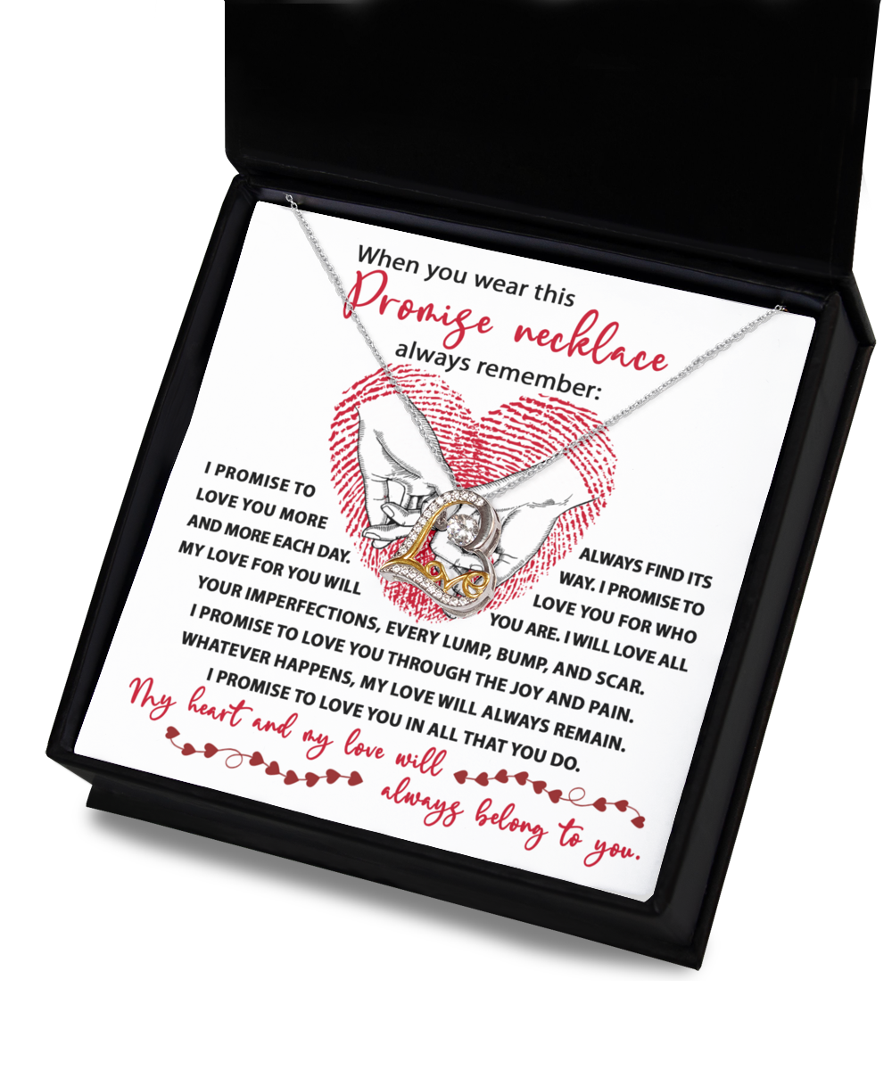 Soulmate Promise Heart Necklace