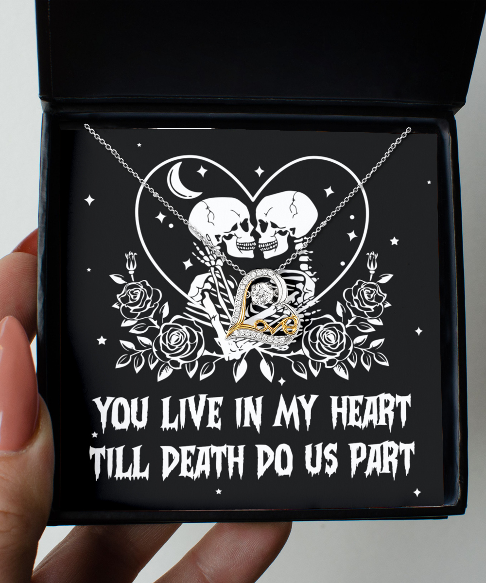 Soulmate Halloween Gift - Necklace - Till Death Do Us Part