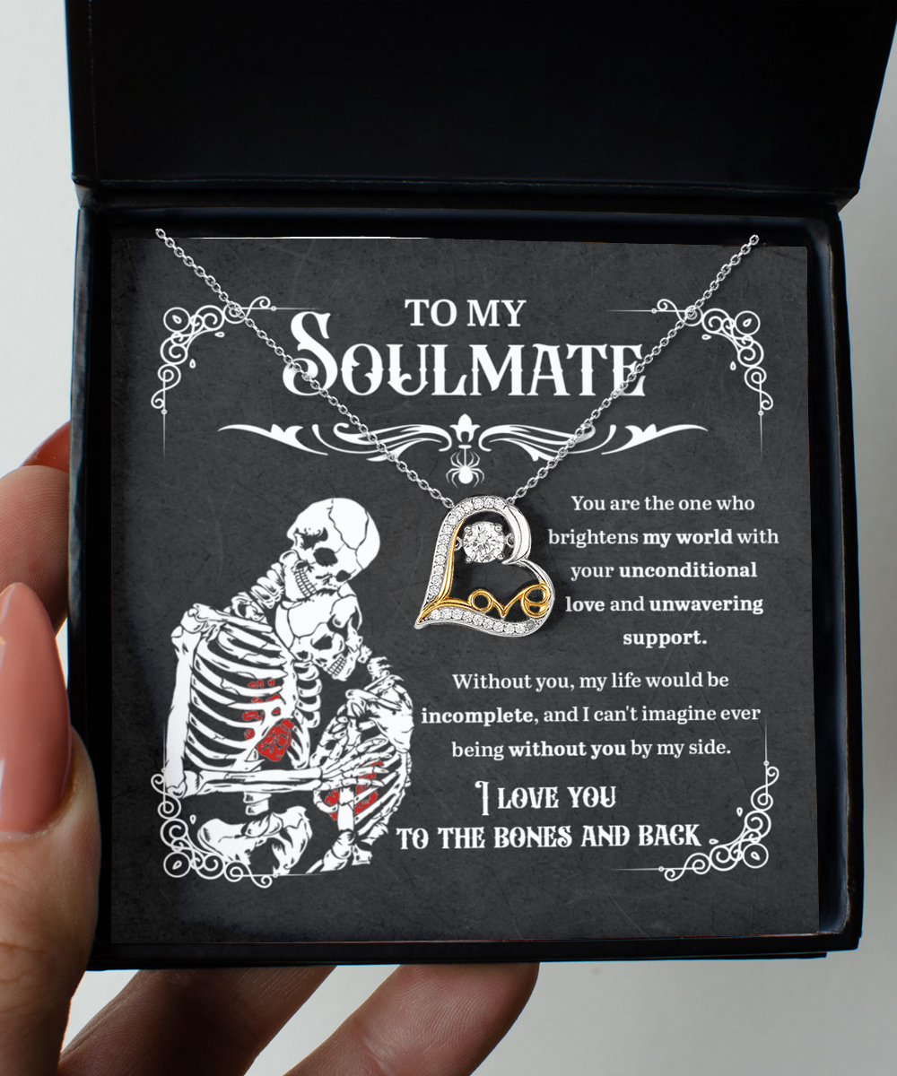 Soulmate Halloween Gift - Necklace - Unwavering Support