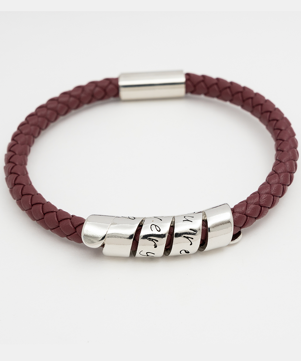 To My Future Husband Leather Bracelet