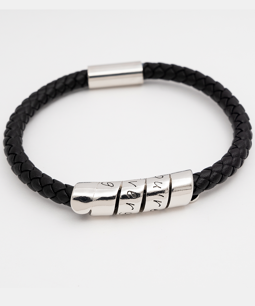 To My Future Husband Leather Bracelet