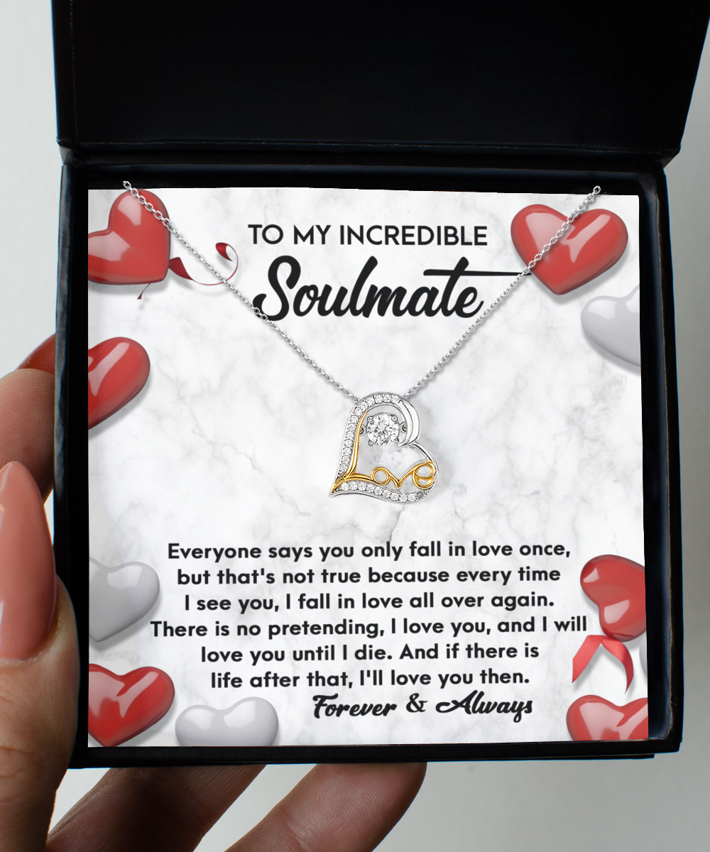 Soulmate Gift - Love Heart Necklace - Love You Then