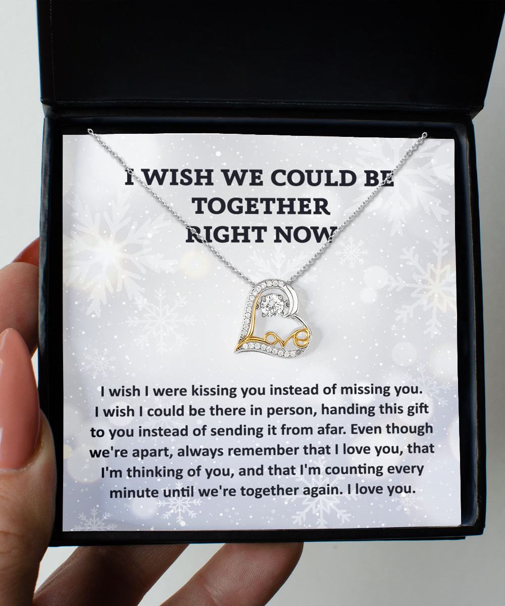 Soulmate Necklace Gift - Missing You