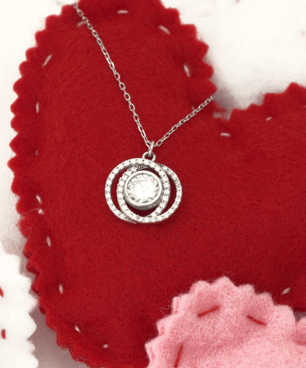 Sister In Law Double Crystal Necklace