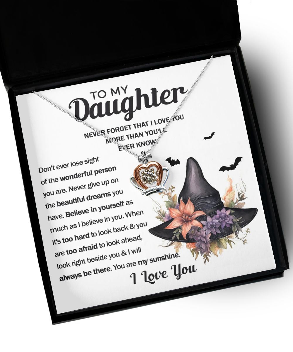 Daughter - I'll Always Be There For You - Crown Necklace